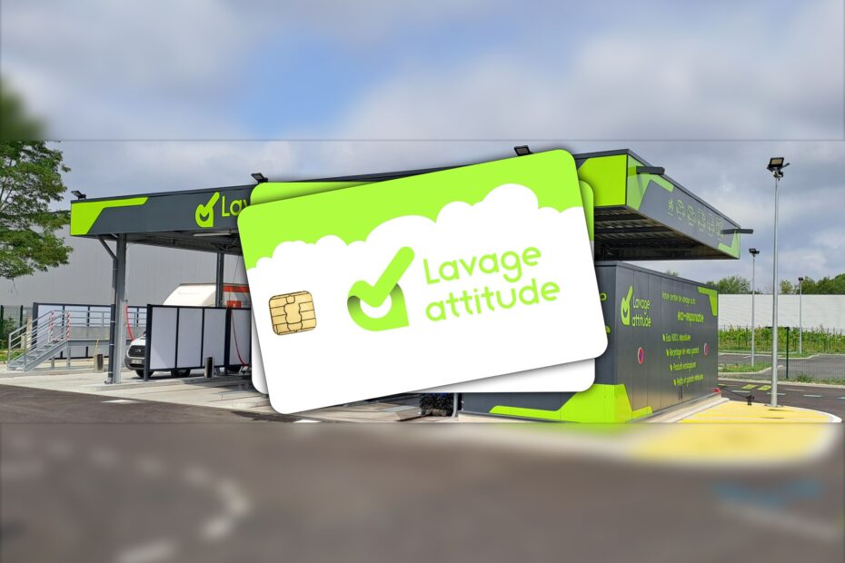 carte de lavage automobile en station - lavage attitude