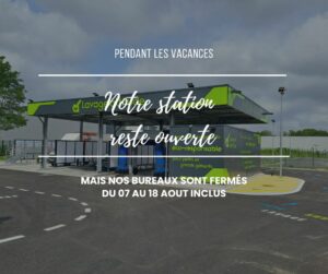 station de lavage ouverte pendant les vacances