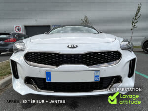 Lavage extérieur - démoustiquant + nettoyage jante - face avant
