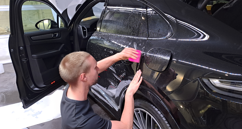 prestation ppf film de protection peinture sur voiture