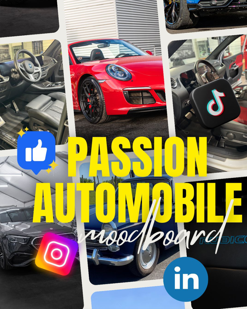partage sur les réseaux sociaux préparation automobile avant vente