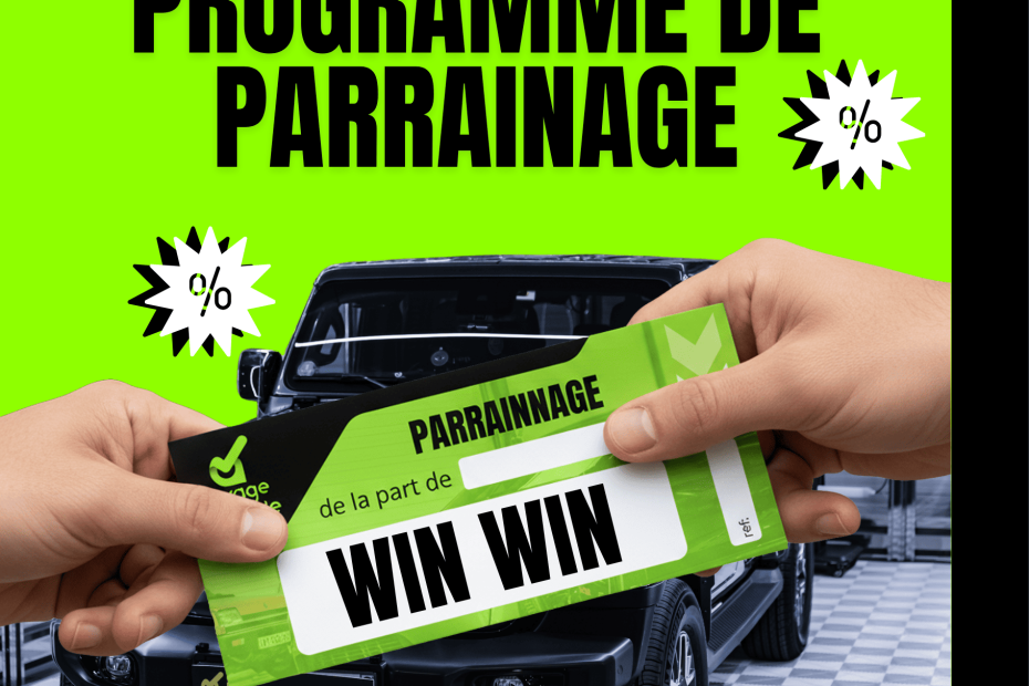 Visuel de presentation du programme de parrainage Lavage Attitude